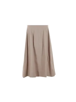 A-line Floral Skirt