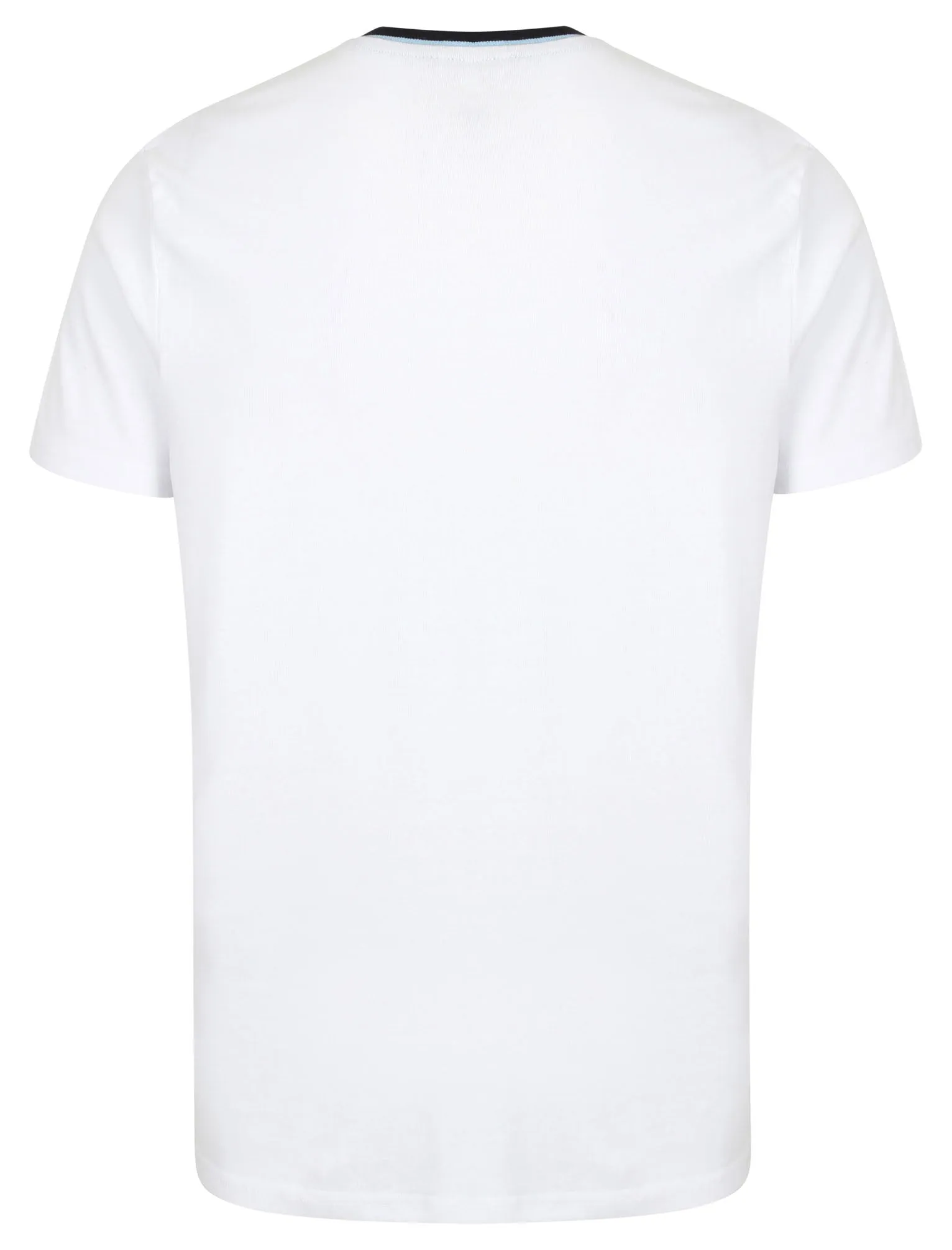 Acton V-Neck Cotton T-Shirt in White