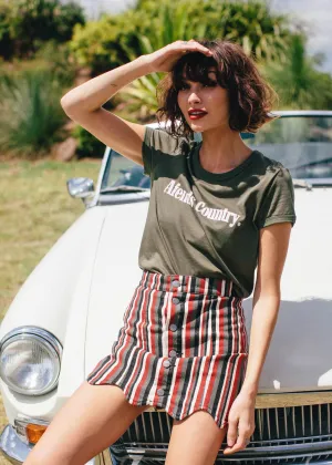 Afends Womens Lucien - Twill Skirt