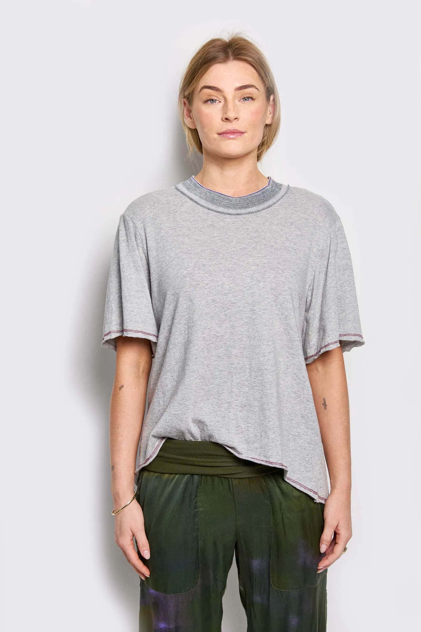 anouk cotton linen tee