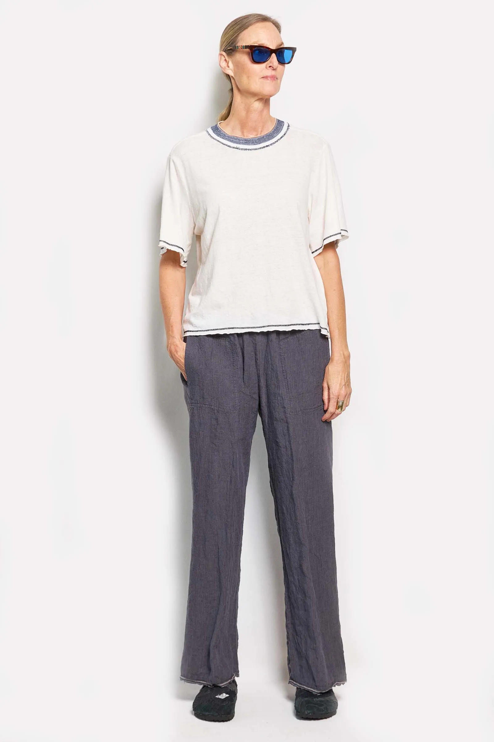 anouk cotton linen tee
