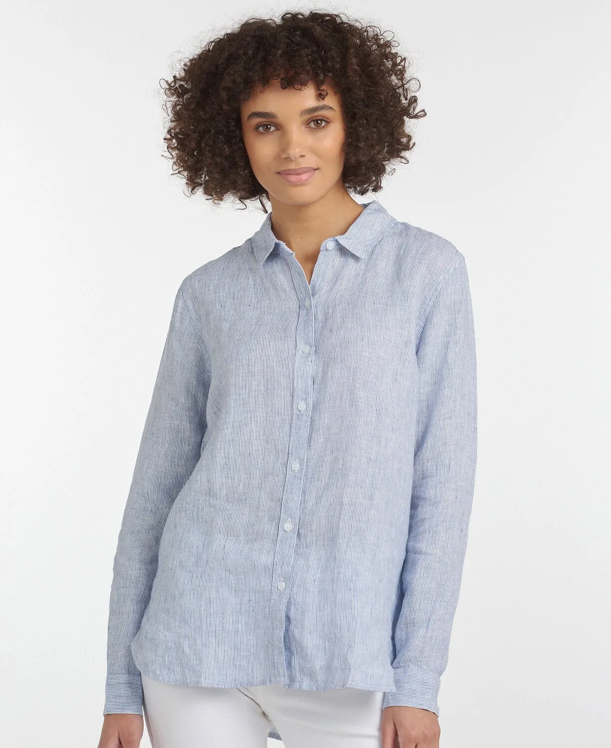 BARBOUR Marine Shirt NAVY/WHITE