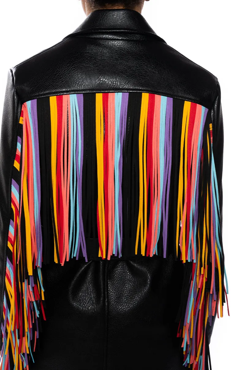 BLESS-RYDER BLACK TRENCH JACKET
