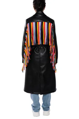 BLESS-RYDER BLACK TRENCH JACKET