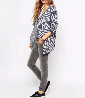 Blue Line Open Front Cardigan