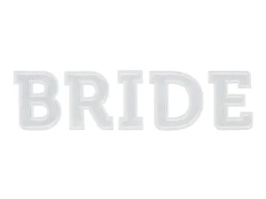Bride Iron on Patch