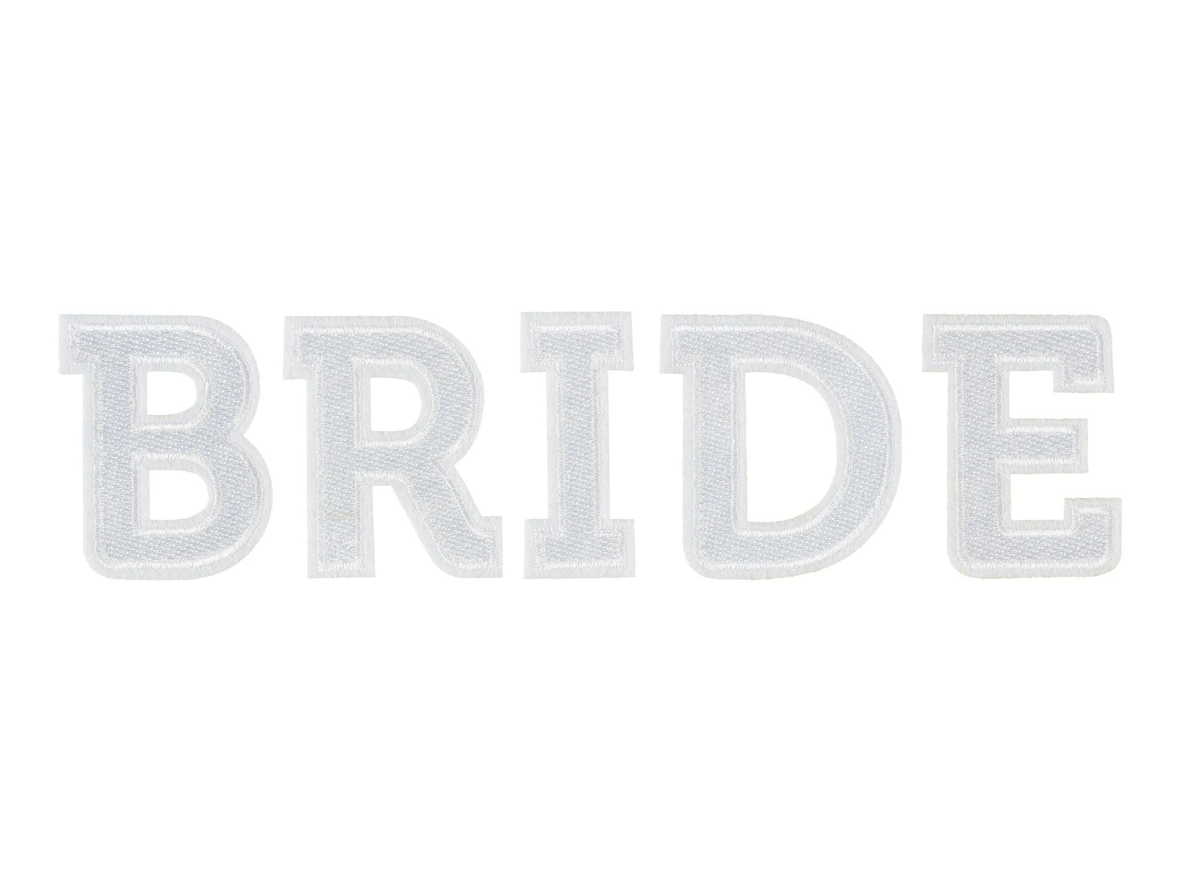 Bride Iron on Patch