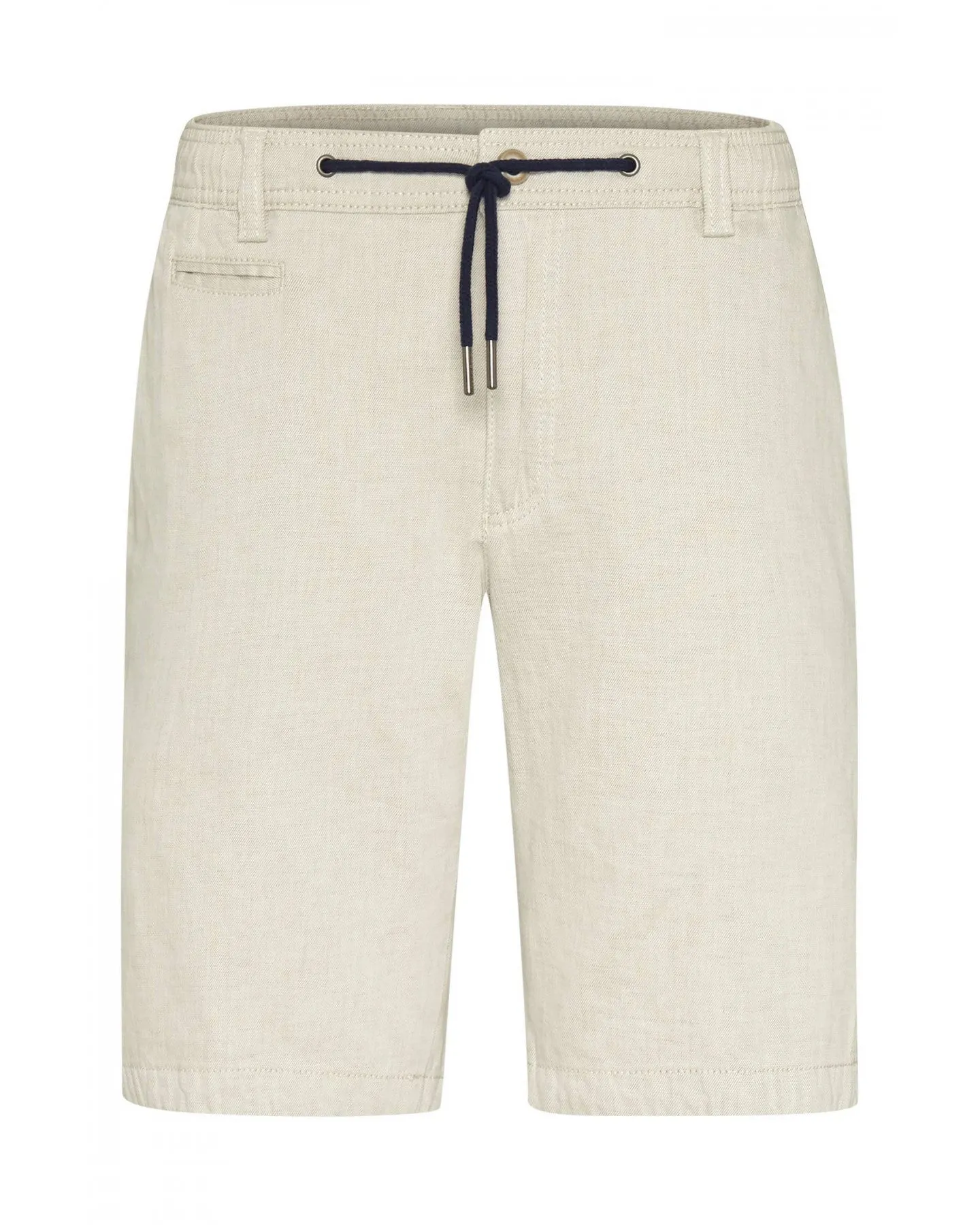 Bugatti - Bermuda Shorts Beige, Draw String, Navy