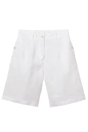 Classic Linen Bermuda Shorts