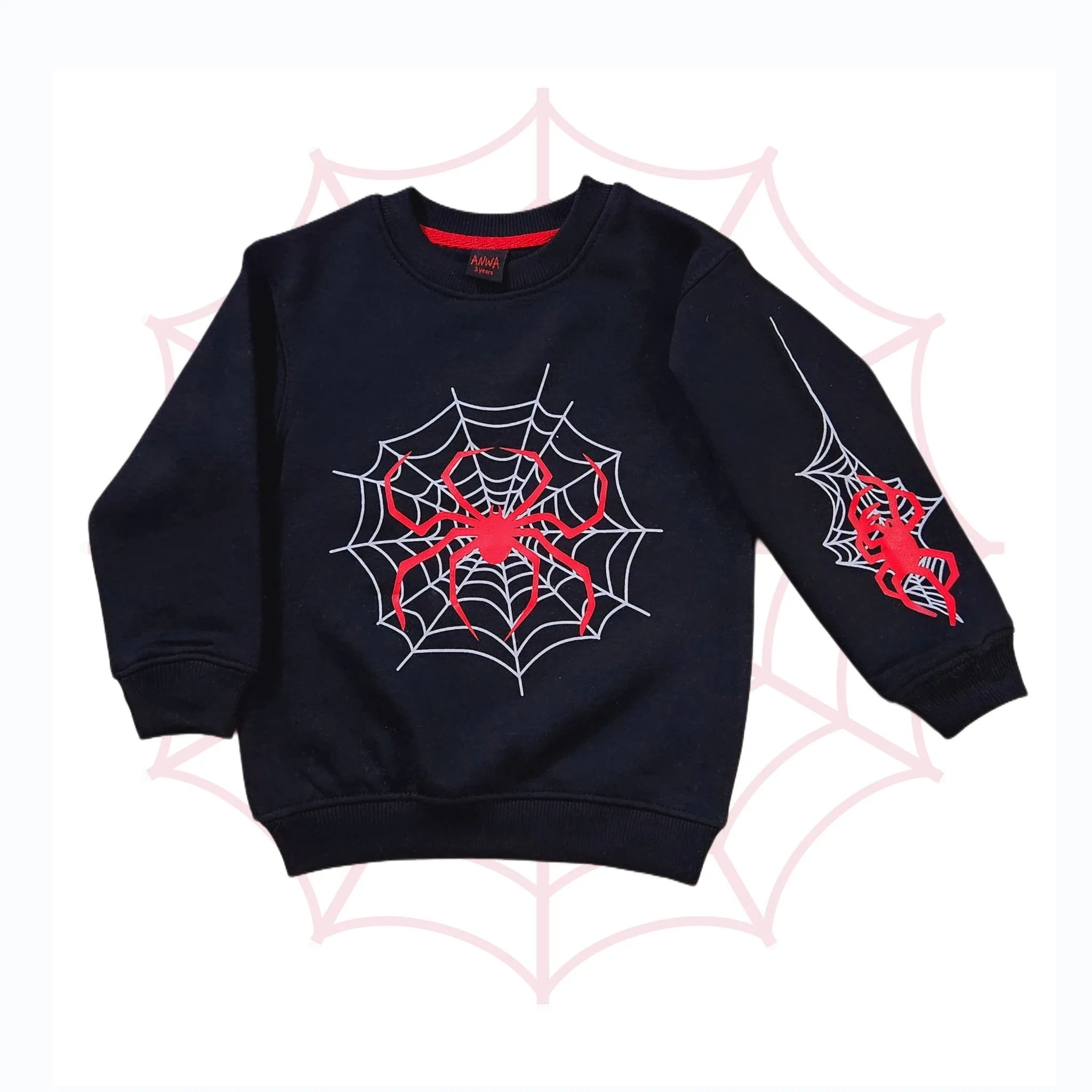 Cool Spider-Printed Kids’ Tracksuit