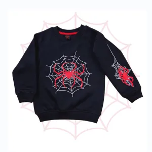 Cool Spider-Printed Kids’ Tracksuit