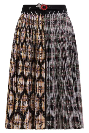 Davos Midi Carabiner Taffeta Skirt | Multi