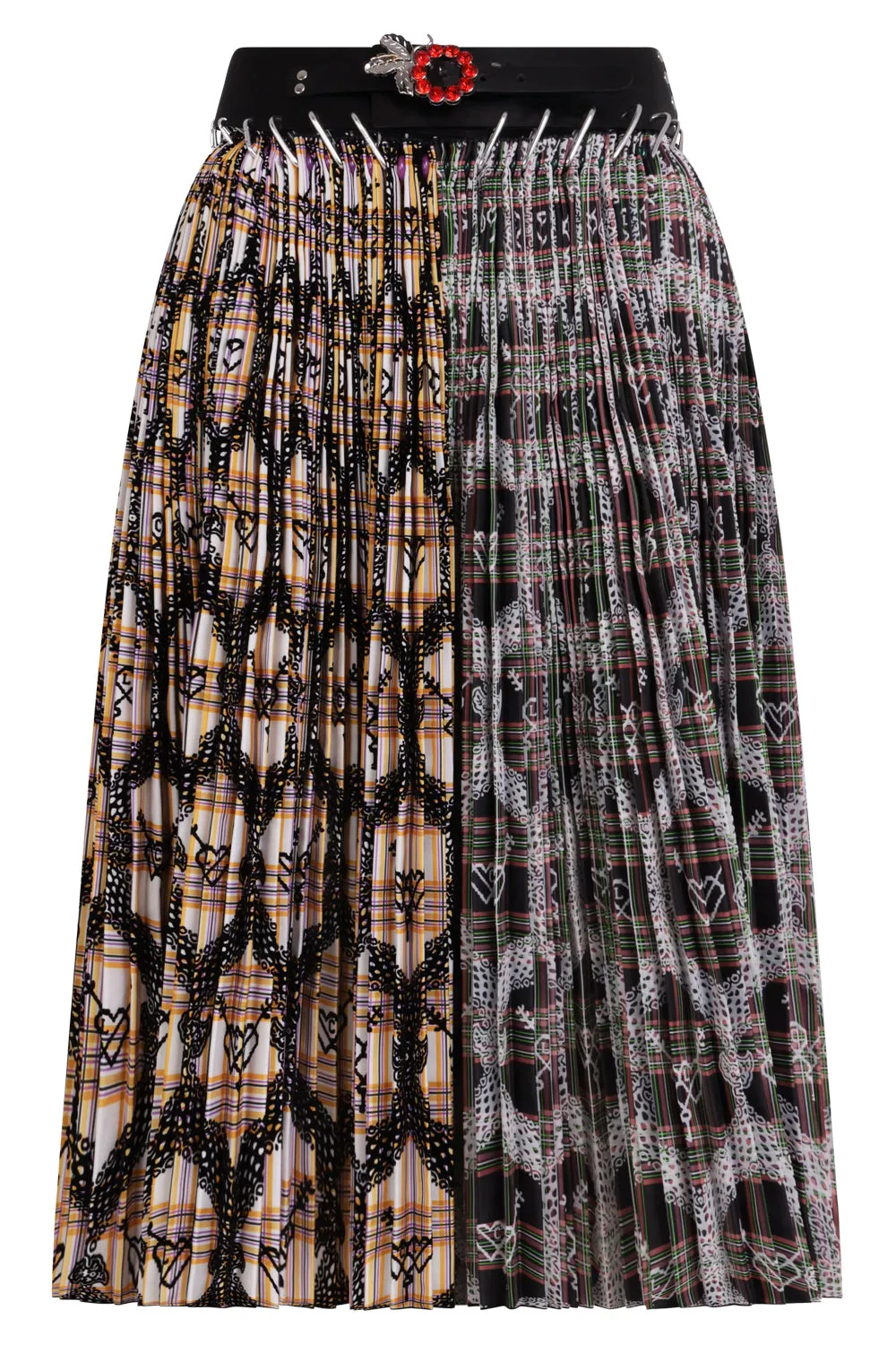 Davos Midi Carabiner Taffeta Skirt | Multi