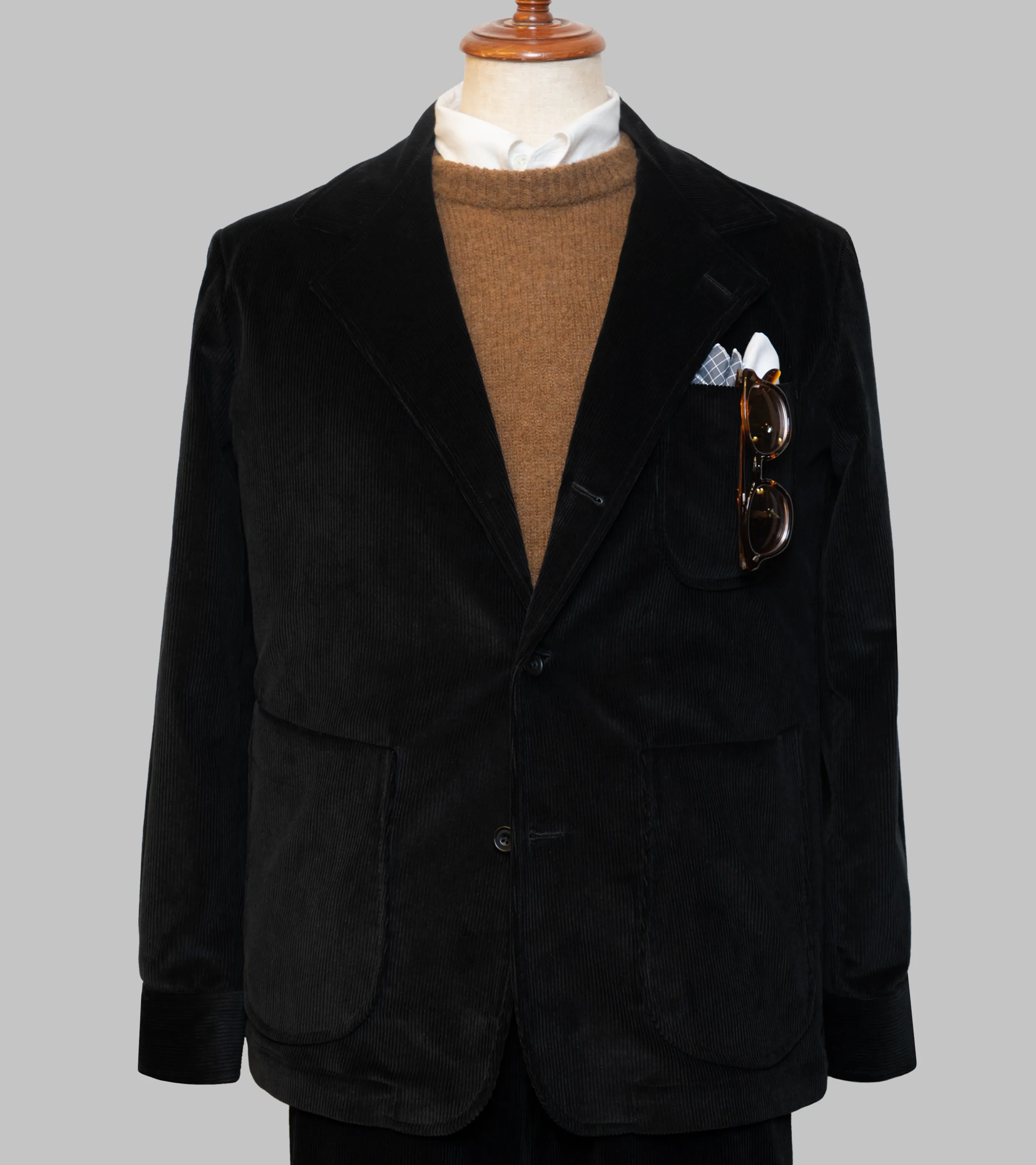 Easy Jacket Corduroy Black