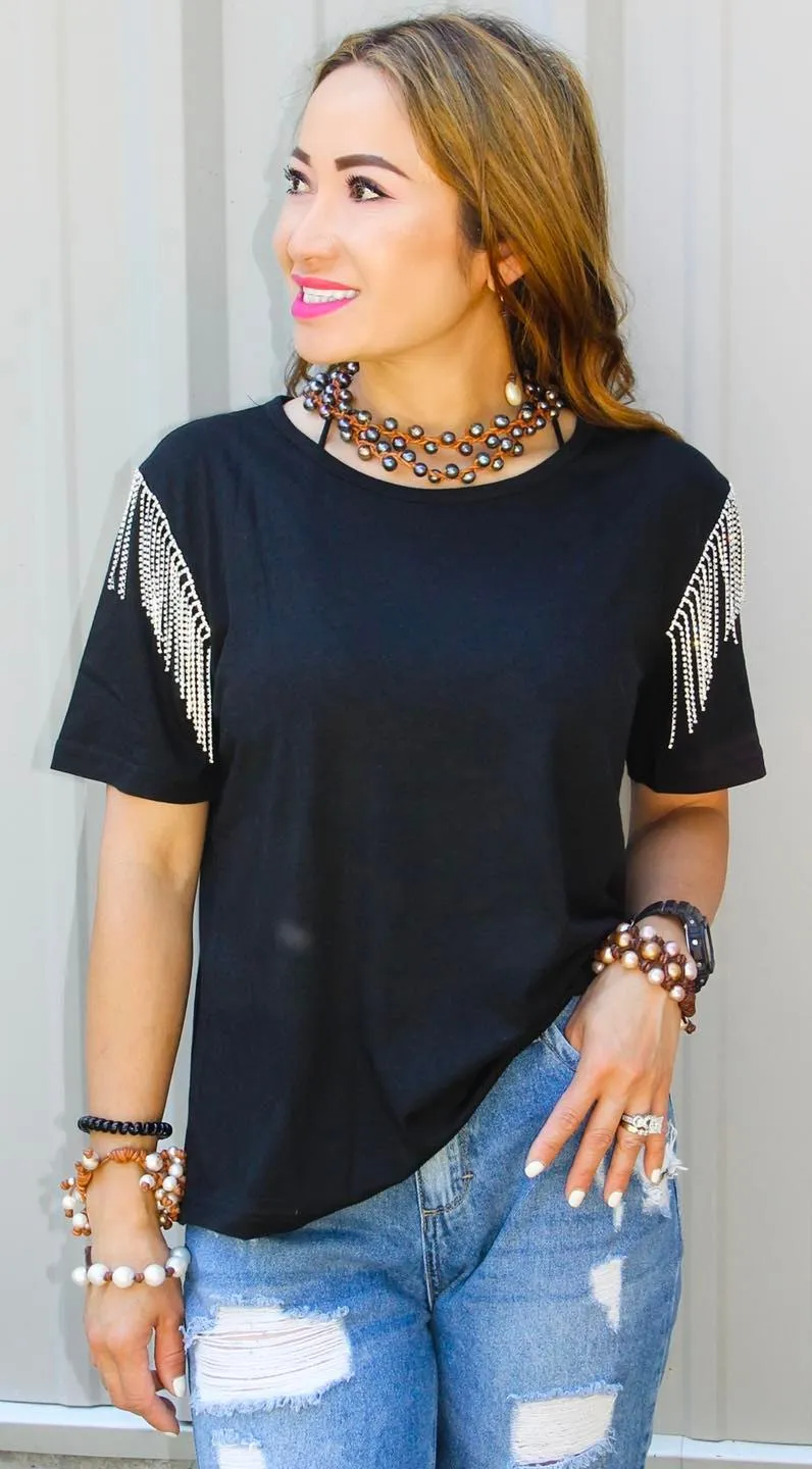 Fab and Festive Rhinestone Tee
