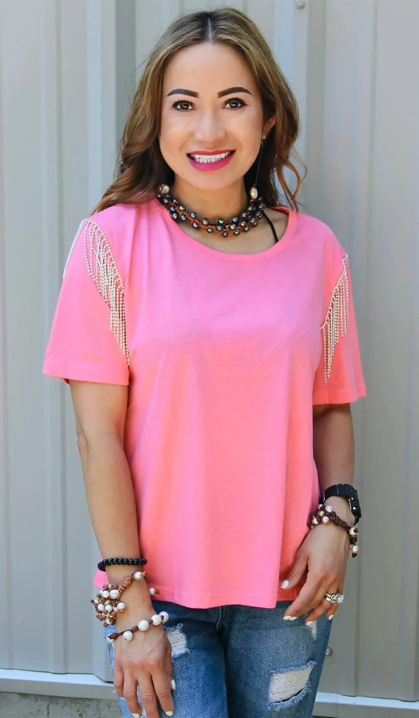 Fab and Festive Rhinestone Tee