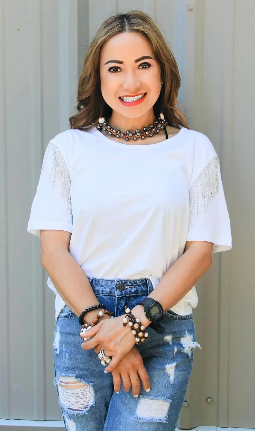 Fab and Festive Rhinestone Tee