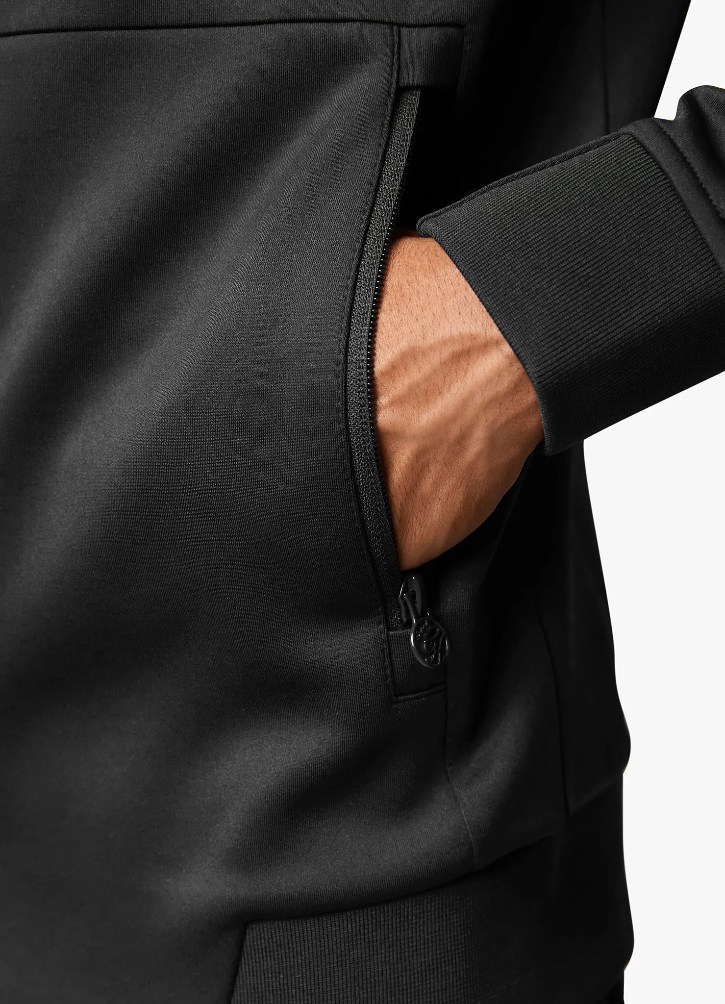 Gym King Core Plus Poly Tracksuit - Black