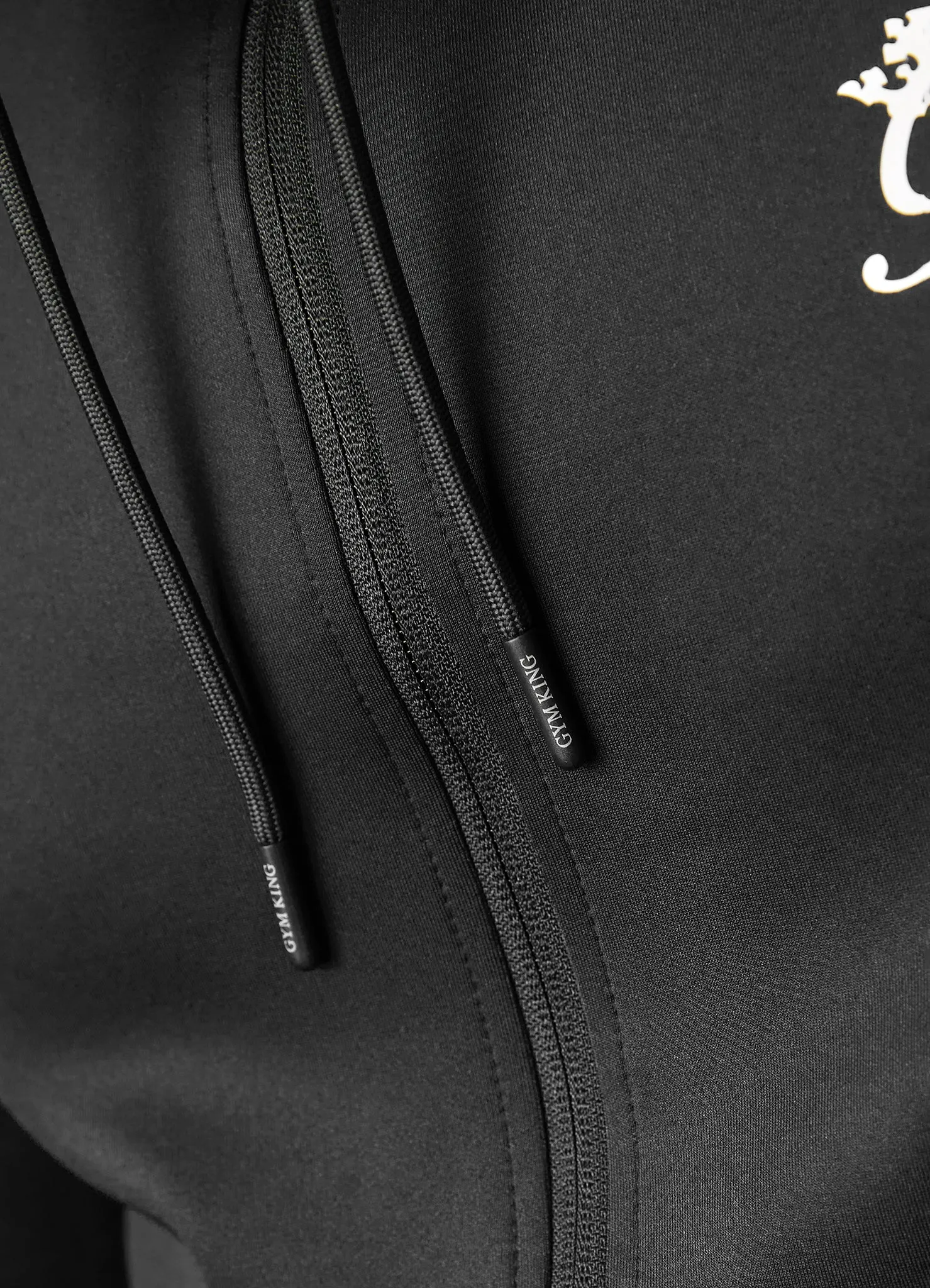 Gym King Core Plus Poly Tracksuit - Black