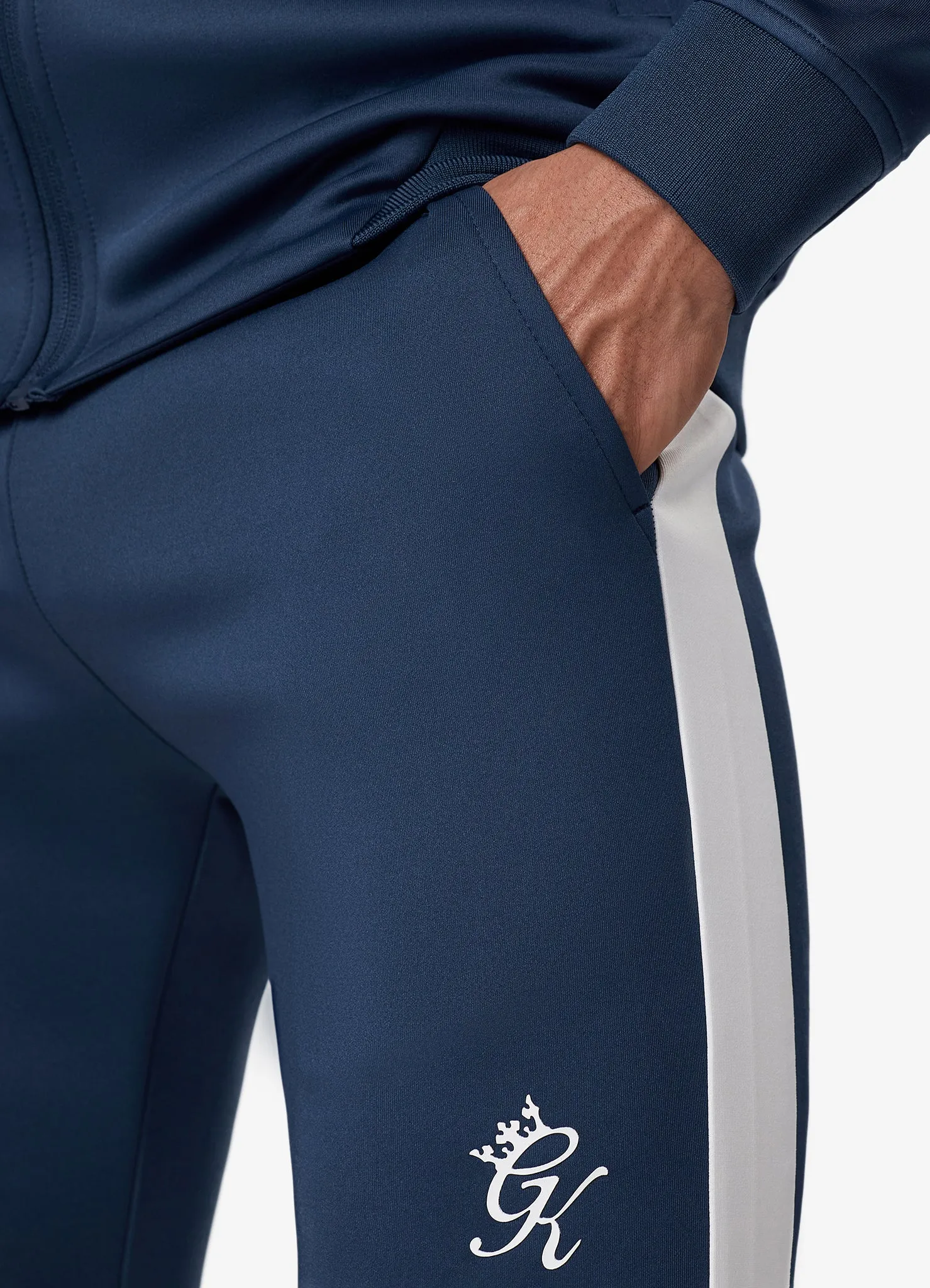 Gym King Core Plus Poly Tracksuit - Moonlight Blue