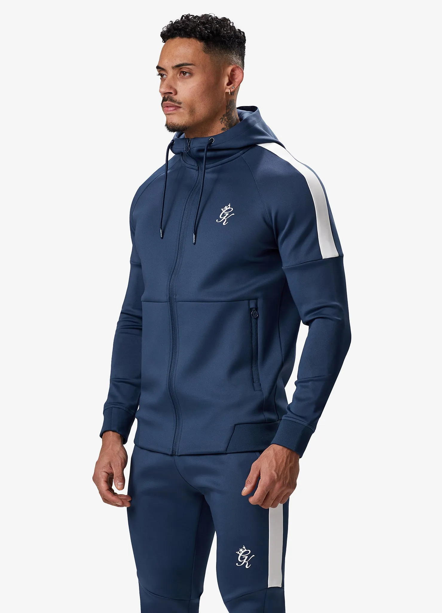 Gym King Core Plus Poly Tracksuit - Moonlight Blue