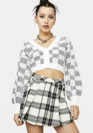 Harmony In Motion Checkered Cardigan