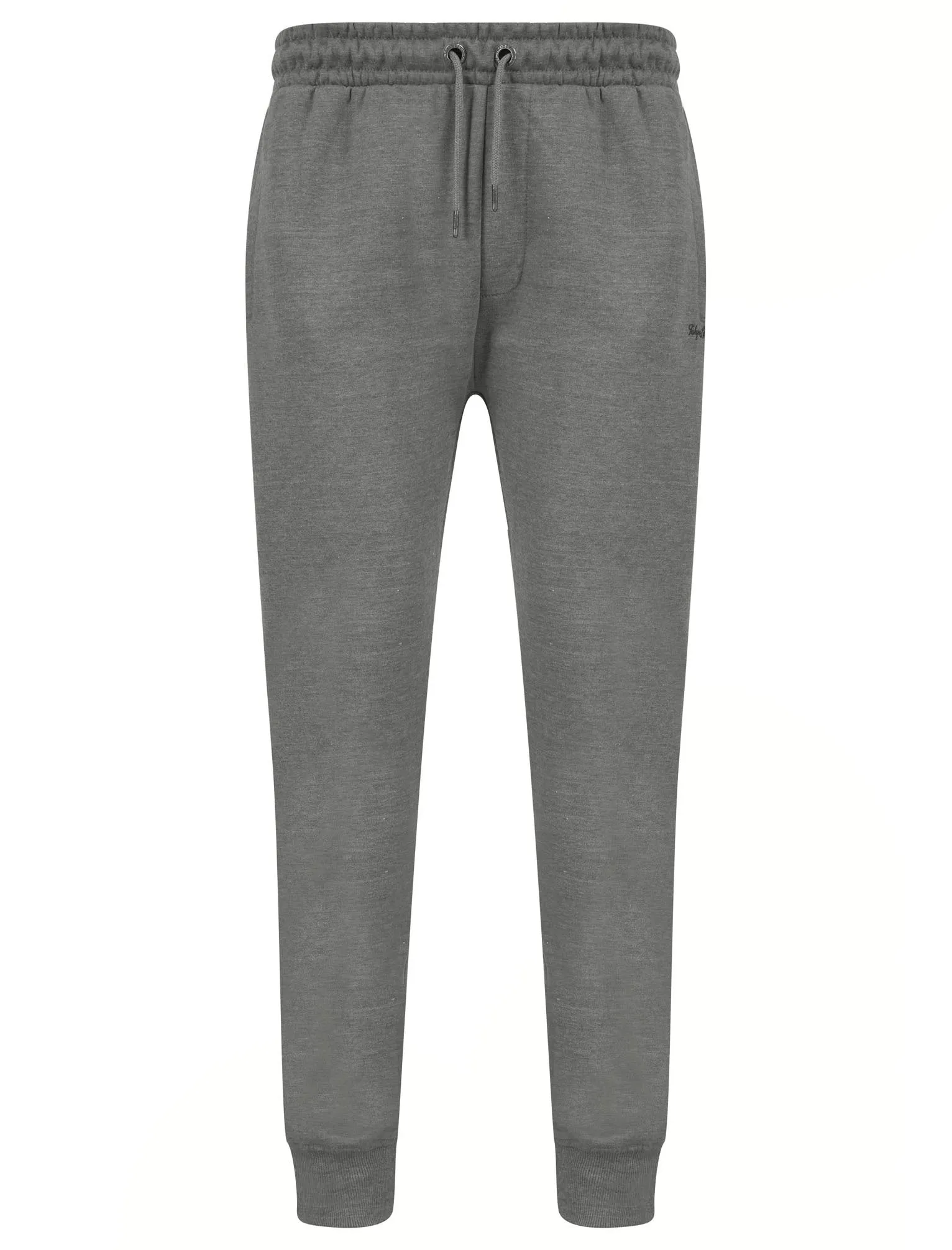 Invex 2pc Hoody & Jogger Brushback Fleece Tracksuit Co-ord Set in Mid Grey Marl - Tokyo Laundry