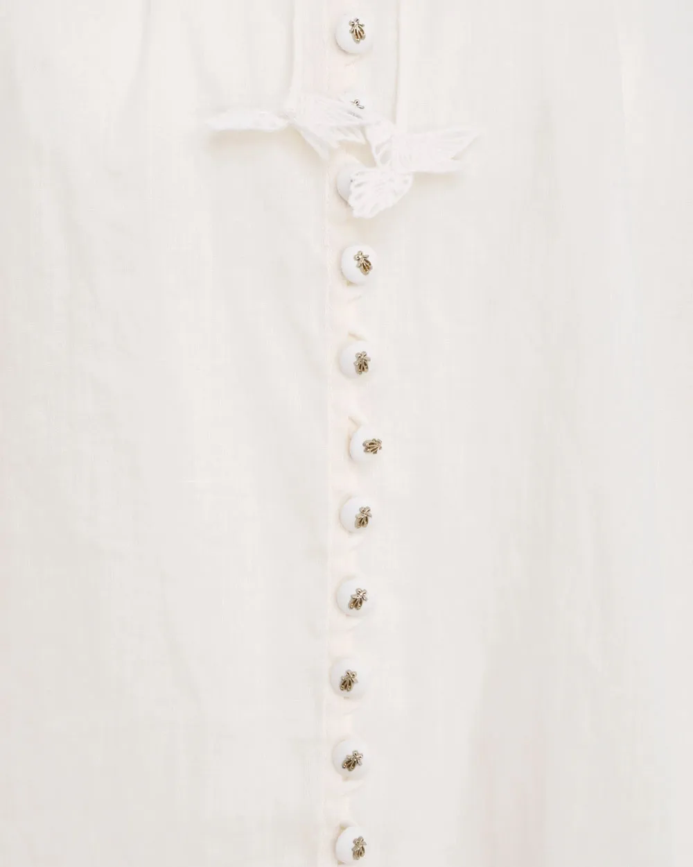 Ivory Dancer Lantern Blouse