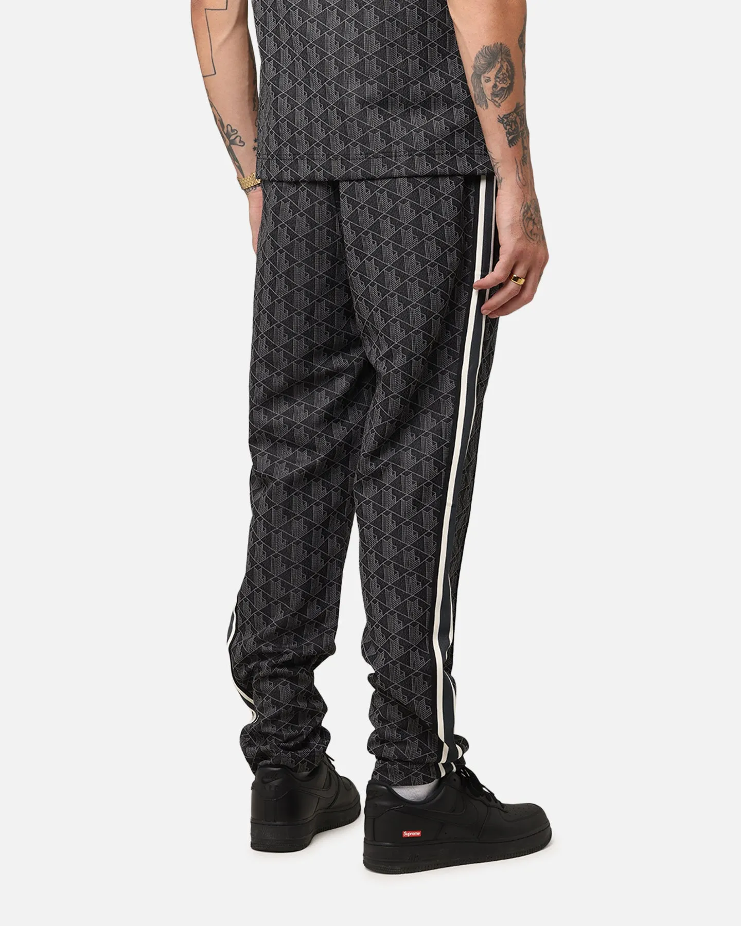 Lacoste Core Originals Monogram Track Pants Black/Graphite