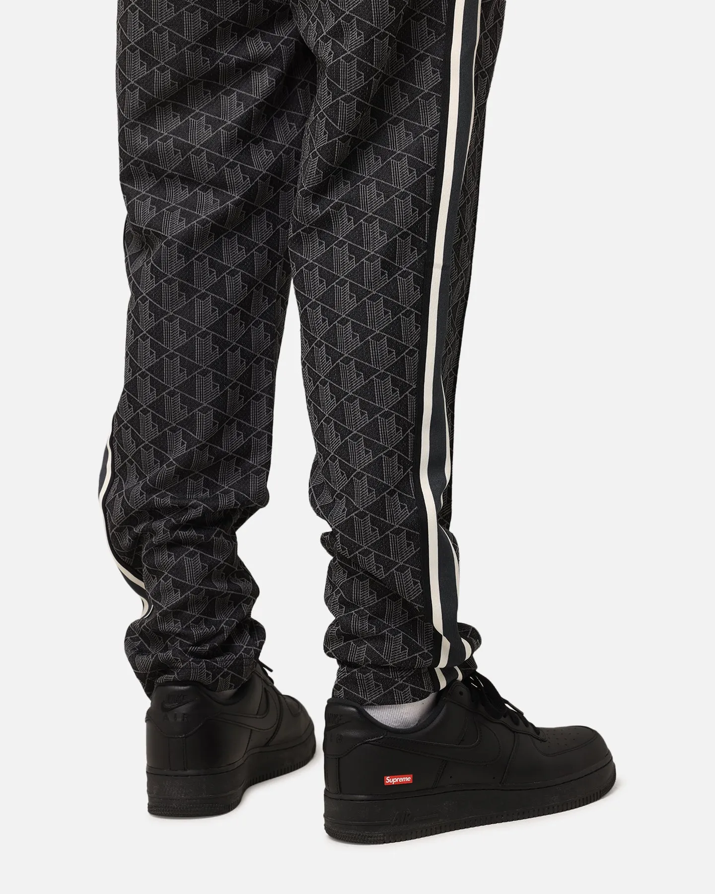 Lacoste Core Originals Monogram Track Pants Black/Graphite