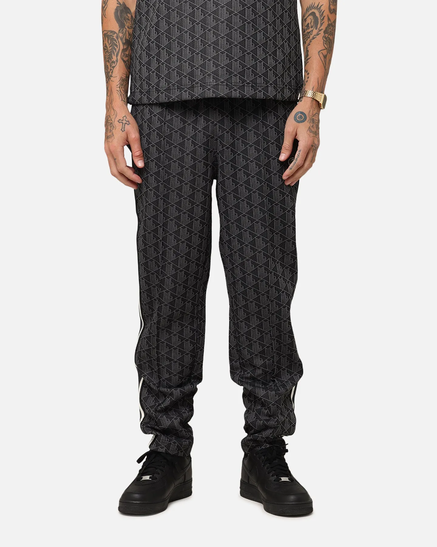 Lacoste Core Originals Monogram Track Pants Black/Graphite
