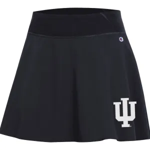 Ladies Indiana Hoosiers Fan Black Skirt