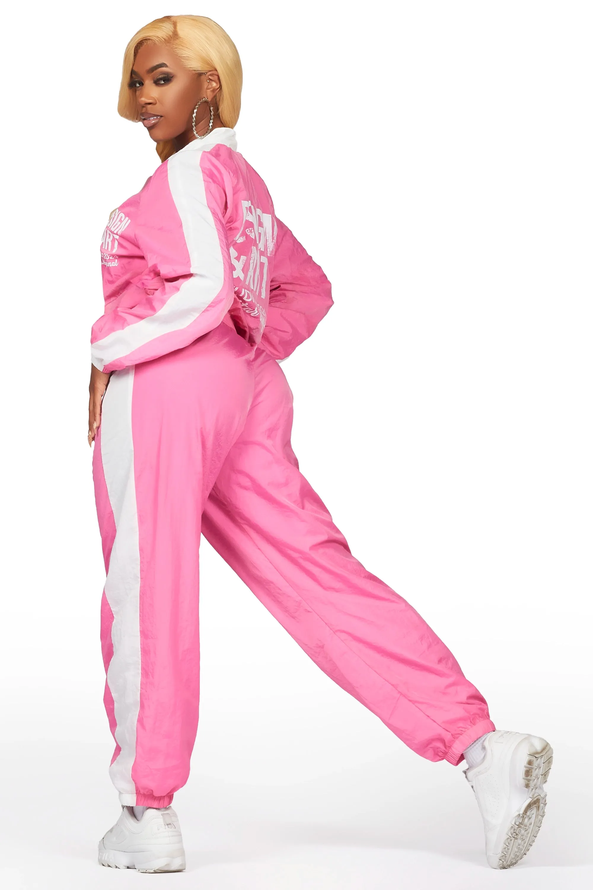 Lamanda Pink Baggy Lightweight Trackset