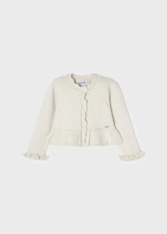Mayoral Baby Knitting Bolero Cardigan _Off White 2315-046