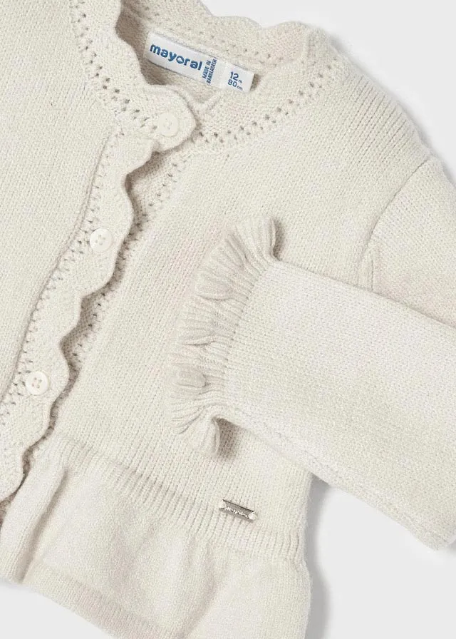 Mayoral Baby Knitting Bolero Cardigan _Off White 2315-046