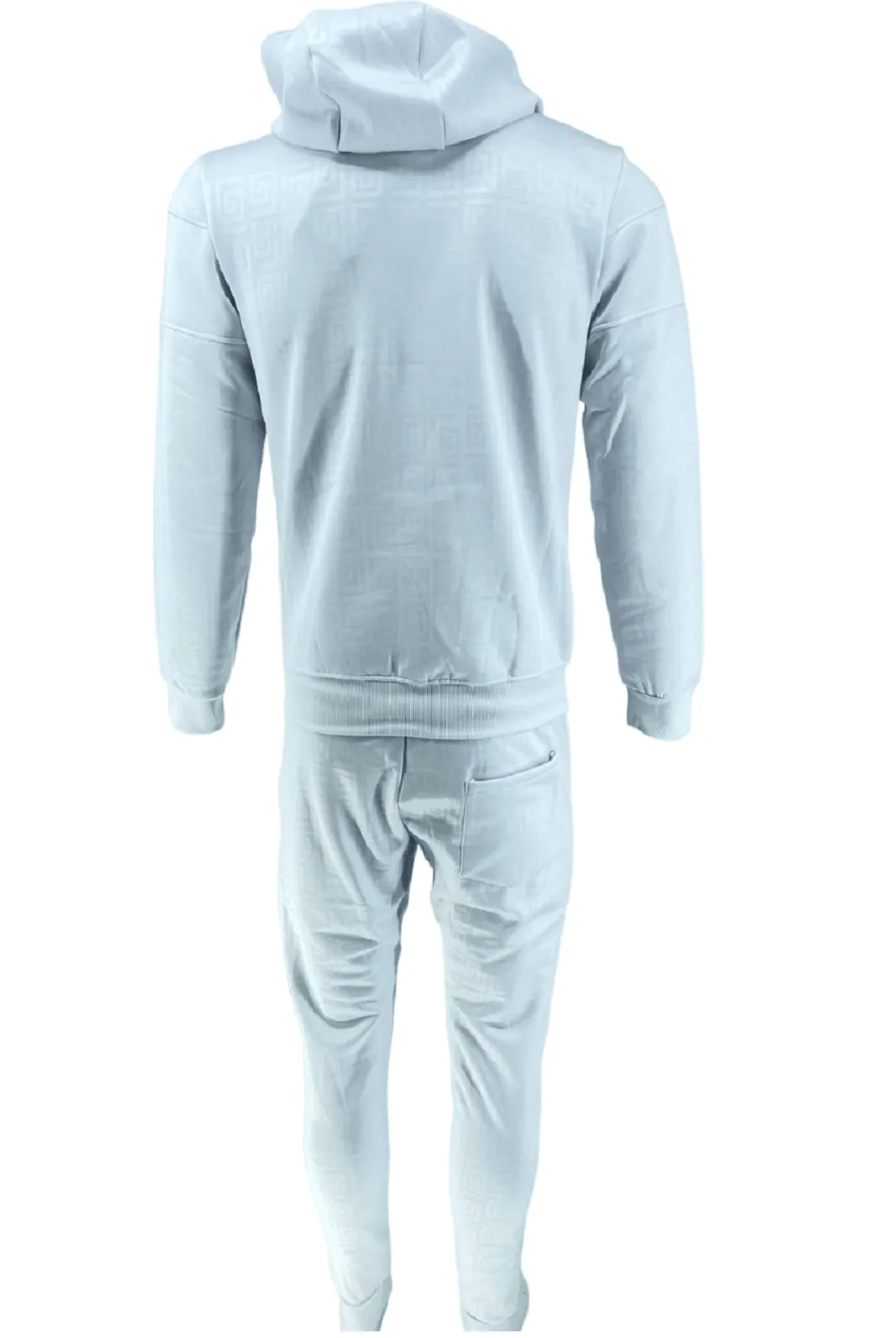 Mens TiM Tracksuit Set Men Printed Urban Hip Hop Top Bottoms Joggers 2ps Outfit