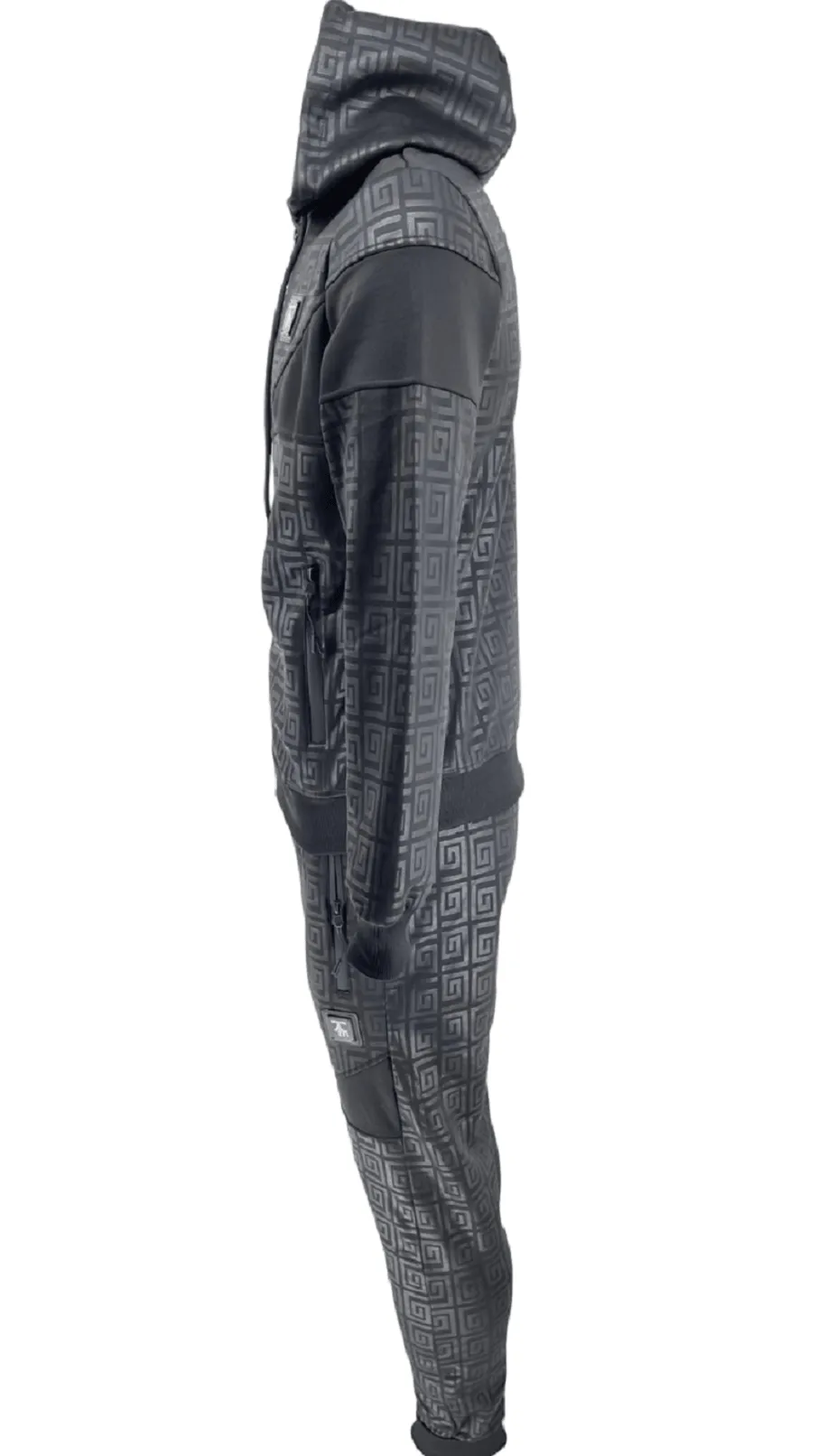 Mens TiM Tracksuit Set Men Printed Urban Hip Hop Top Bottoms Joggers 2ps Outfit