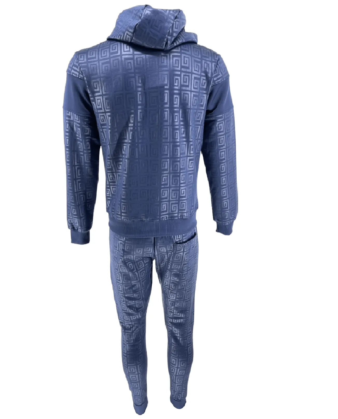 Mens TiM Tracksuit Set Men Printed Urban Hip Hop Top Bottoms Joggers 2ps Outfit
