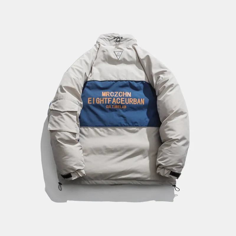 MR CZCHN EIGHT FACE URBAN HIGH NECK UNISEX CASUAL JACKET