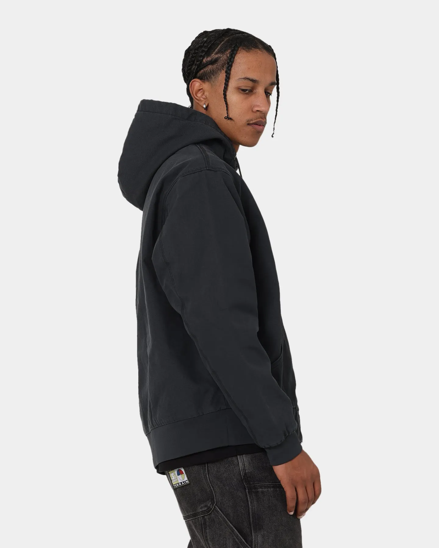 Nike Nike Life Padded Hooded Jacket Off Noir/White