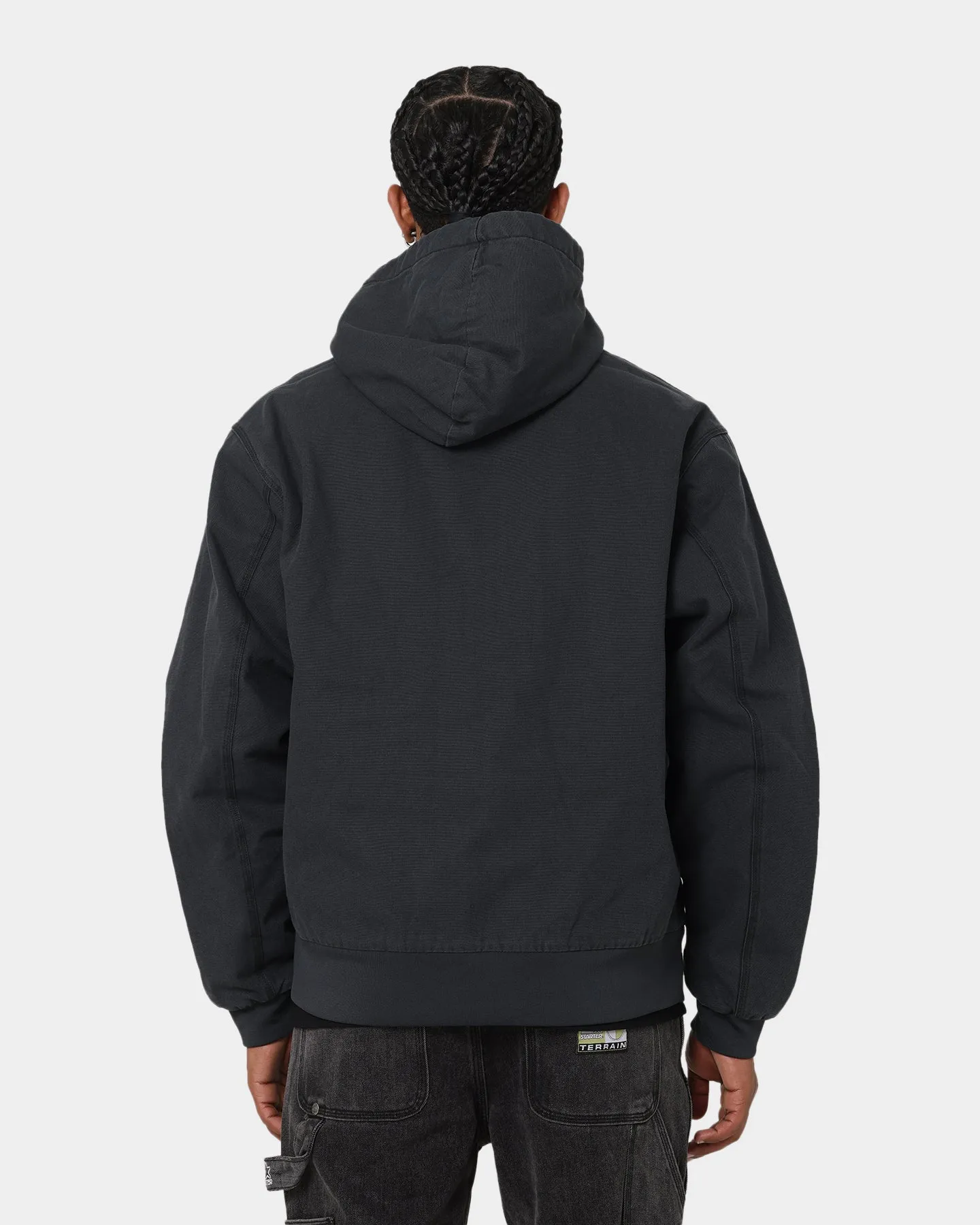 Nike Nike Life Padded Hooded Jacket Off Noir/White