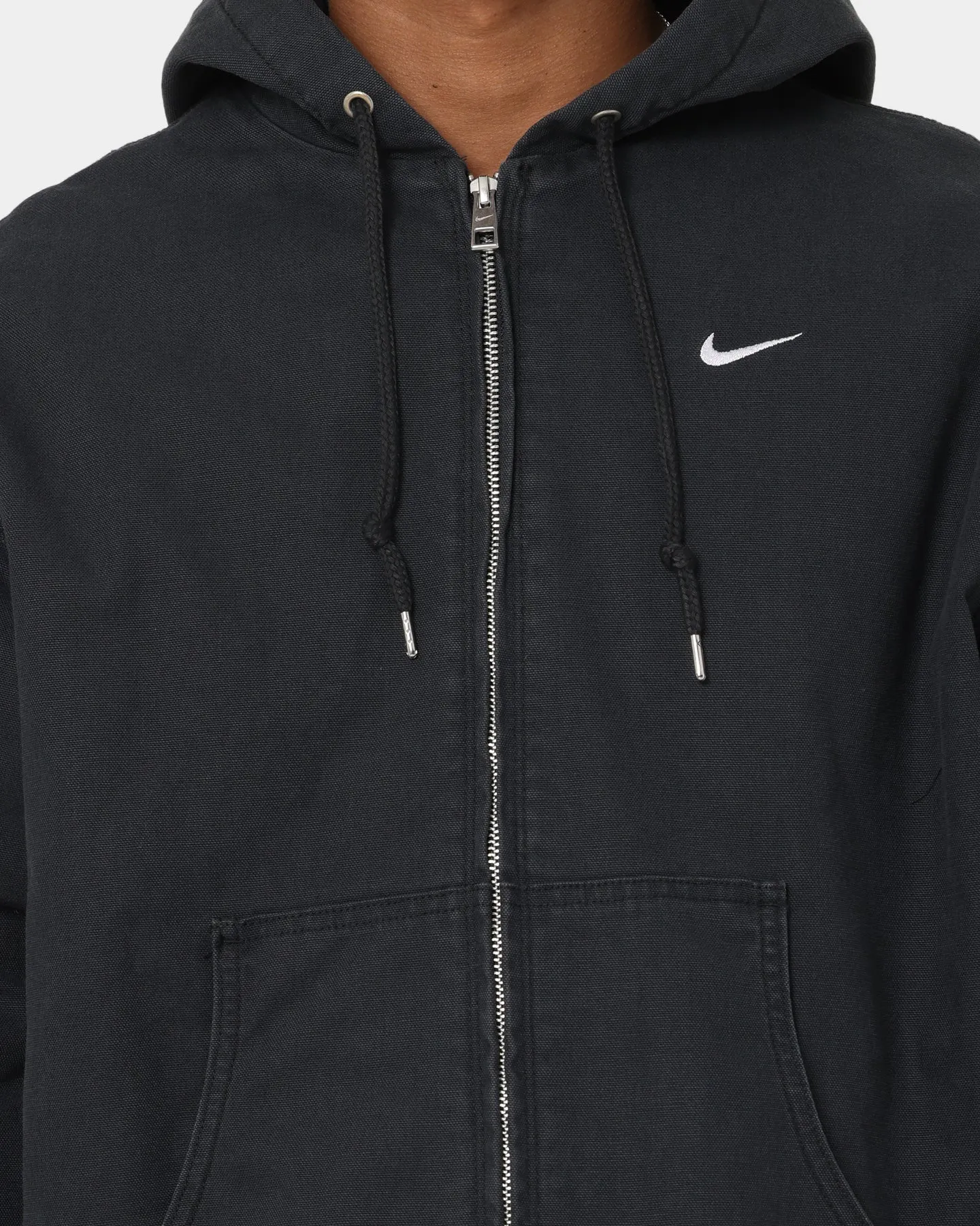 Nike Nike Life Padded Hooded Jacket Off Noir/White
