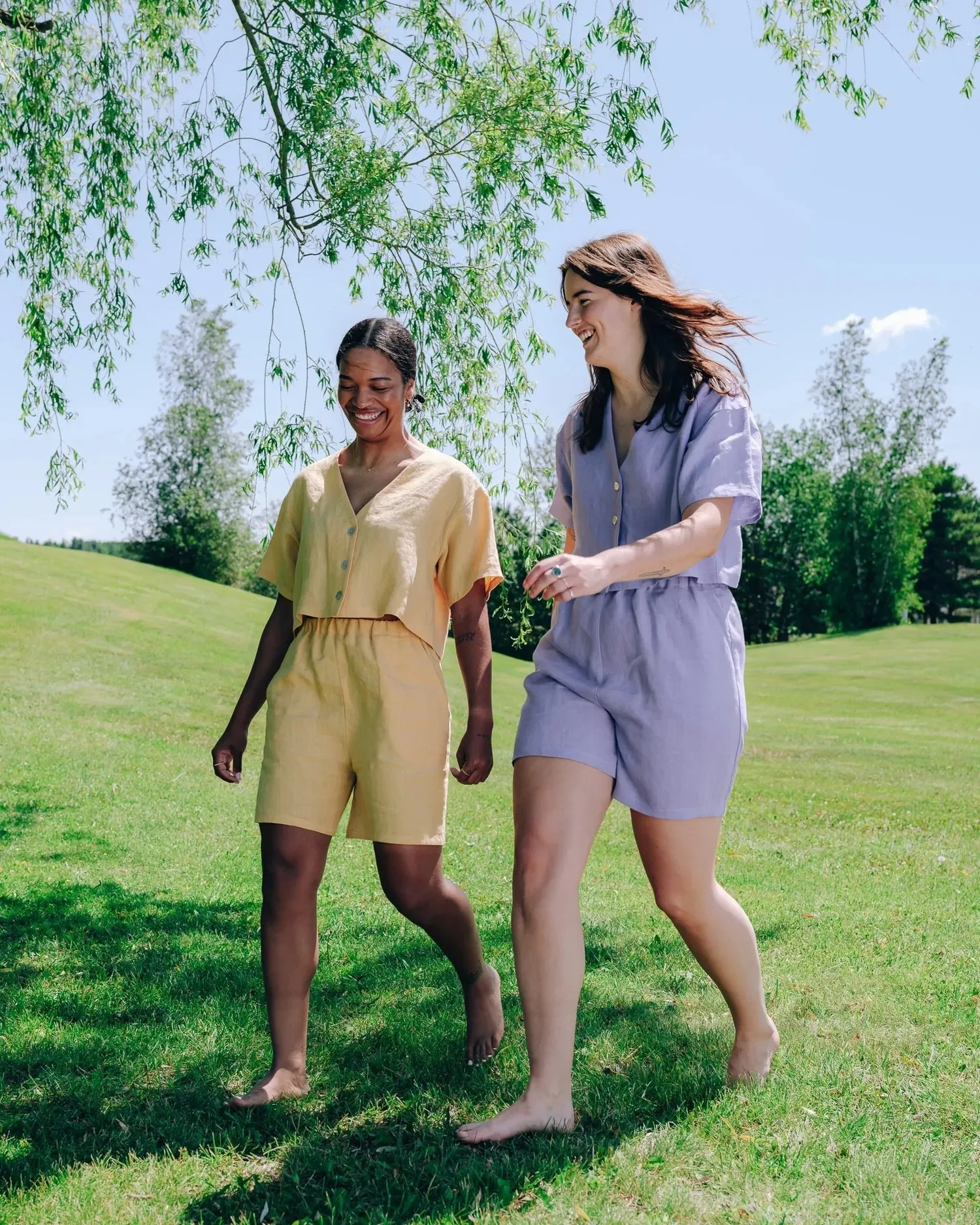 Odeyalo Mandy Bermuda Shorts (Lilac)