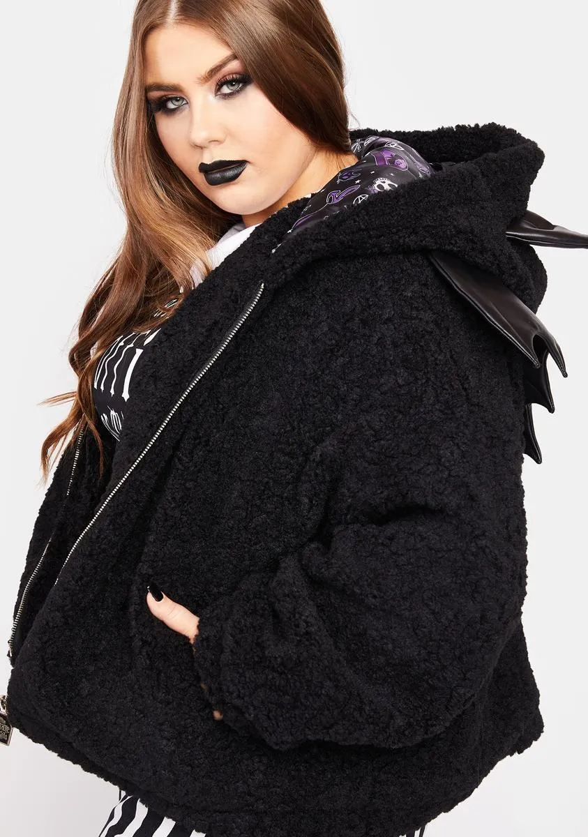 Plus Wings Of Doom Teddy Jacket