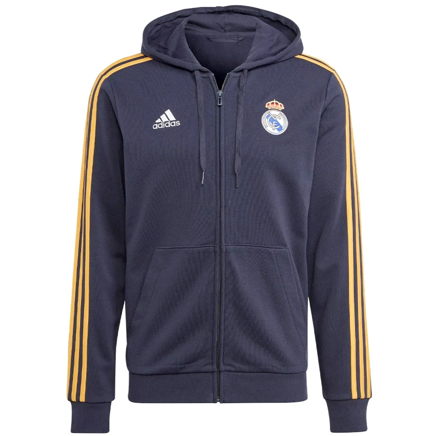 Real Madrid Casual 3S hooded presentation tracksuit 2023/24 - Adidas
