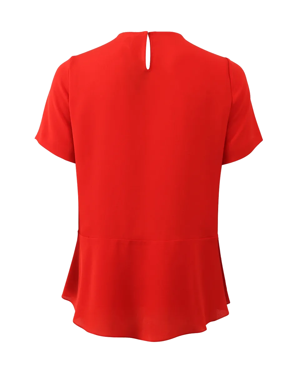 Ruffle Hem Blouse