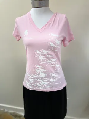 Sandpipers Relaxed V-Neck Tee