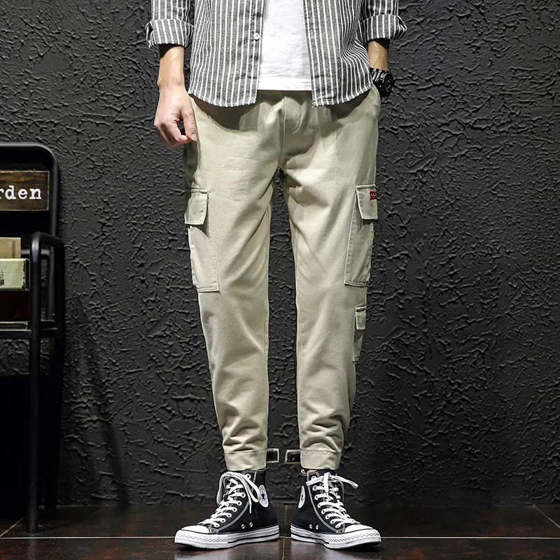 Streetwear Cargo Pants Men's Sweatpants Male Tracksuit Bottoms Hip Hop Black Joggers for Men Sports Pants Mens Trousers 2021 New