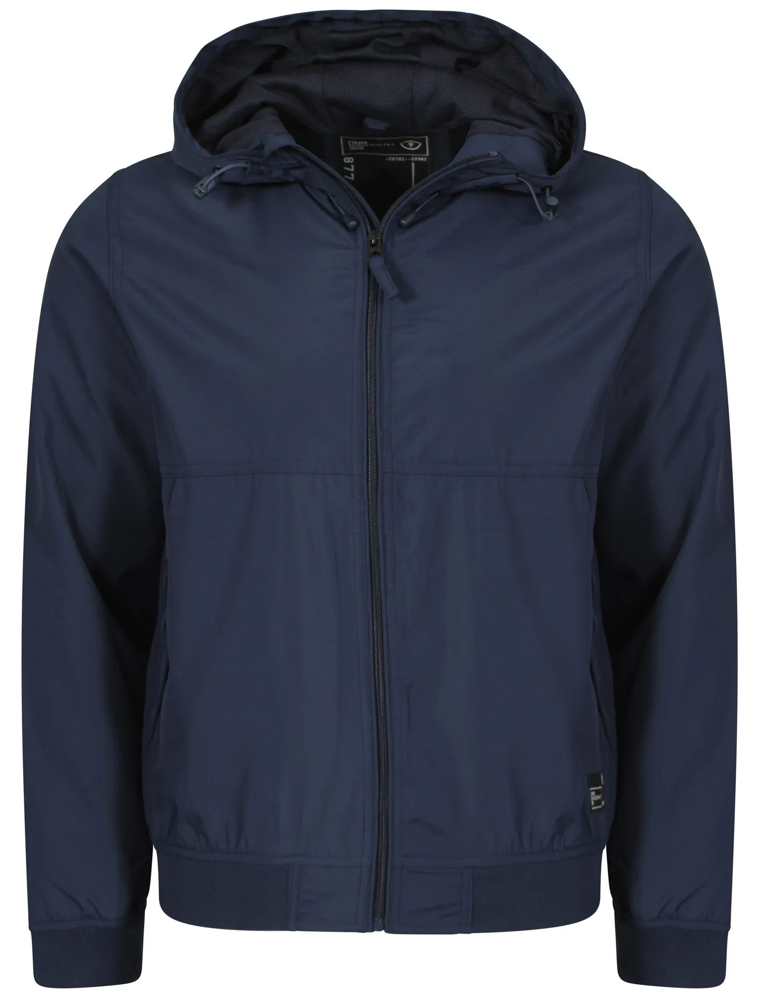 Tapscott Hooded Windbreaker Jacket in Blue - Dissident