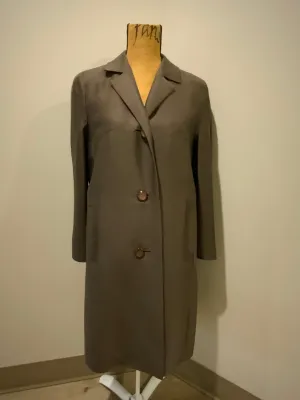 Vintage Creation Exclusive Dark Brown Trench Coat